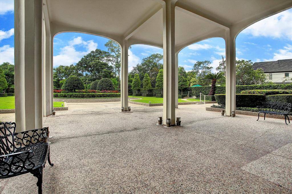 The property has extensive grounds including a heated year-round pool and dog park