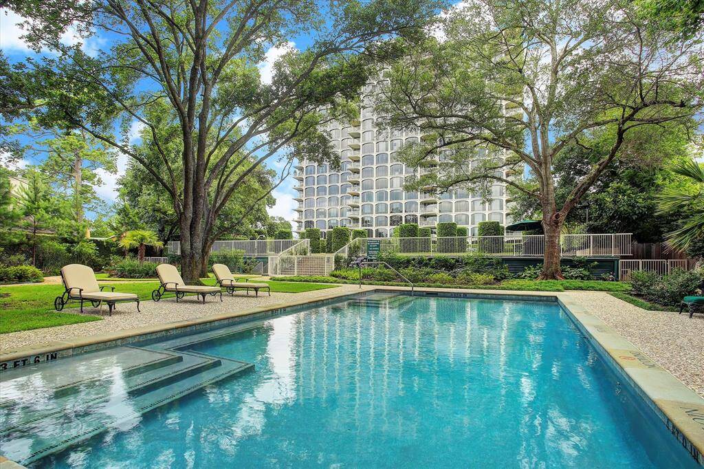 A heated year-round pool