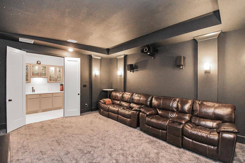 Media room first floor