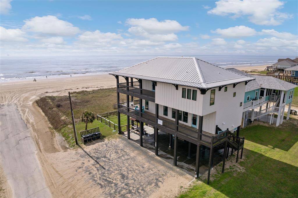 Wake up to the soothing sound of waves in this stunning waterfront beach house. With expansive ocean views from nearly every room, this home is a true coastal paradise. Whether you're sipping your morning coffee or watching the sunset, the breathtaking scenery never gets old!