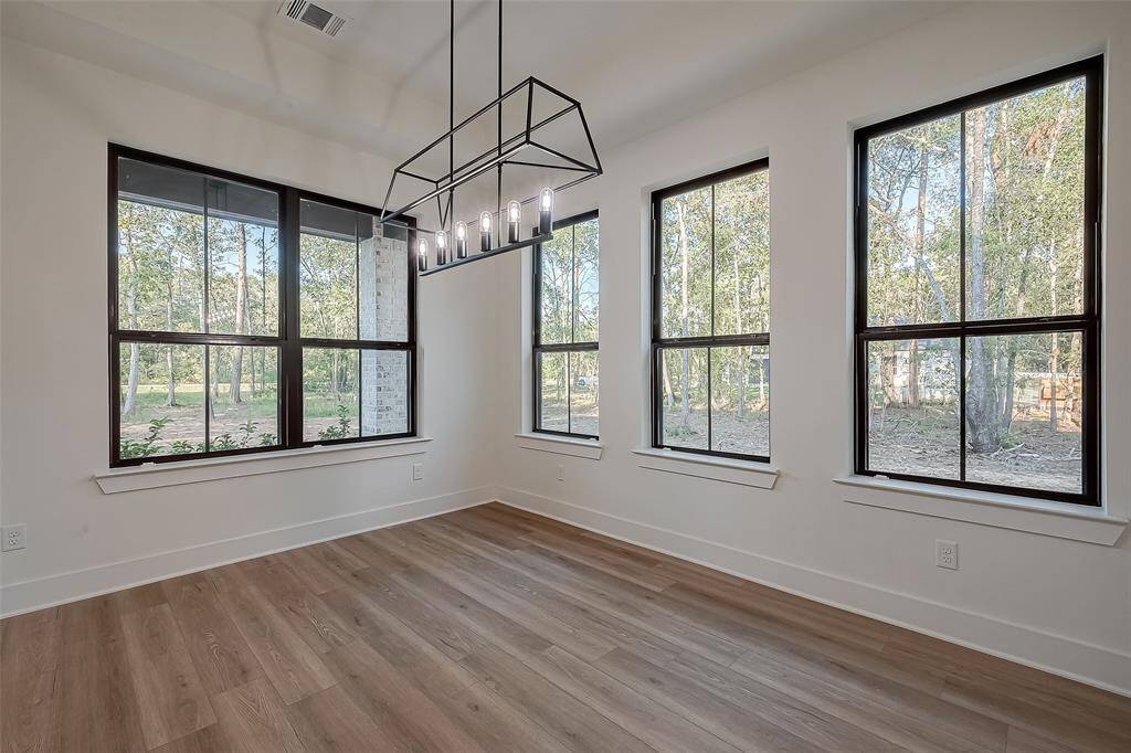 Dining room with scenic views!