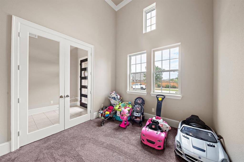 Study is located on the first level