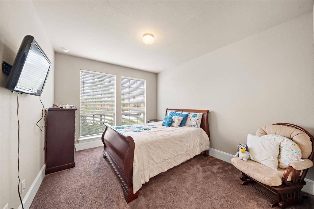 Bedroom on first level with ensuite bathroom