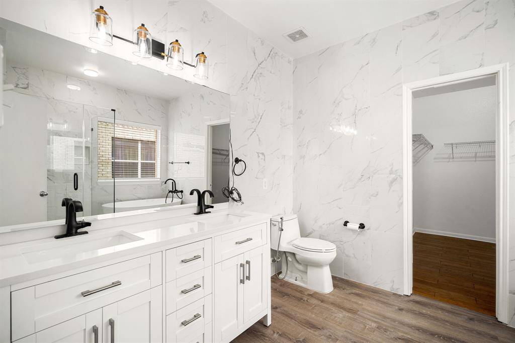 Primary Bathroom Sink & Toliet