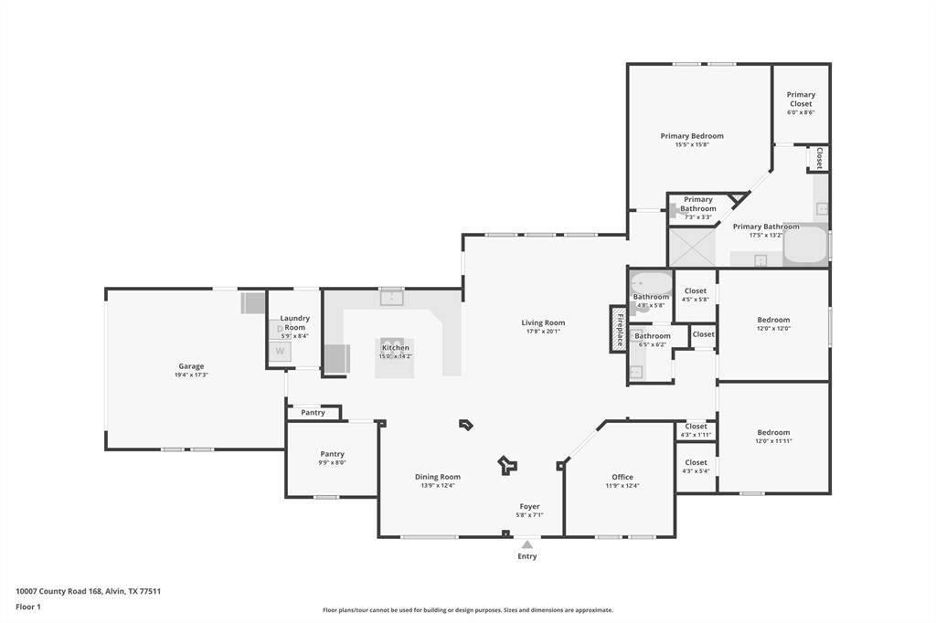 Floor plan of this incredible home!