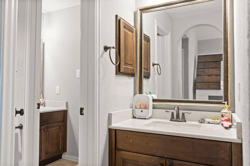 Jack and Jill Bathroom.