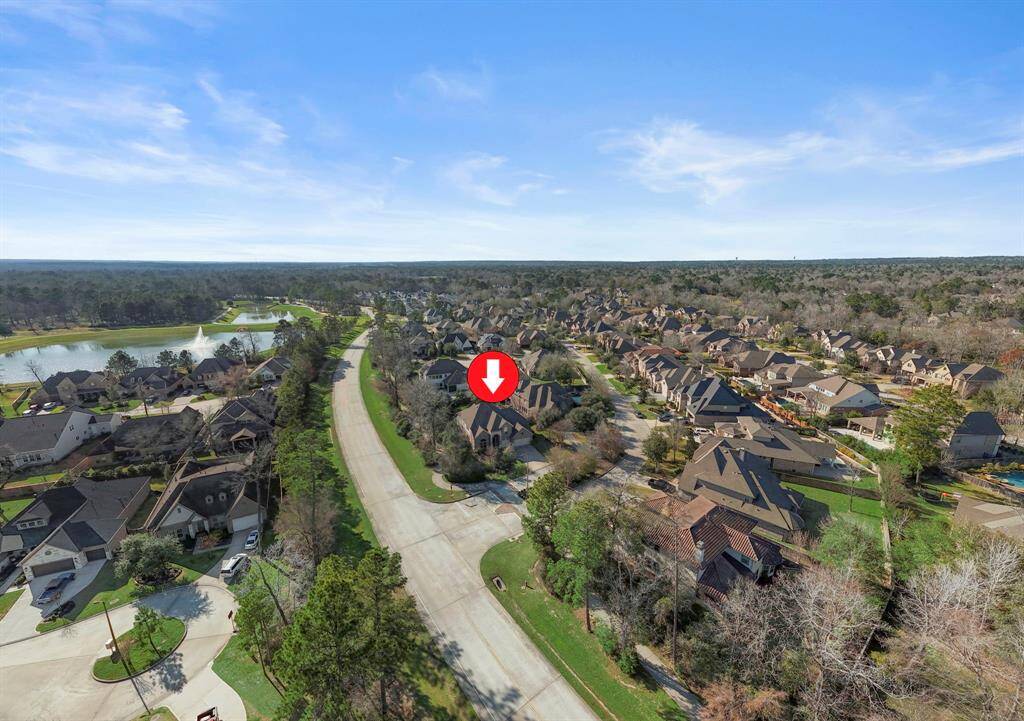 Home located on an oversized corner lot.