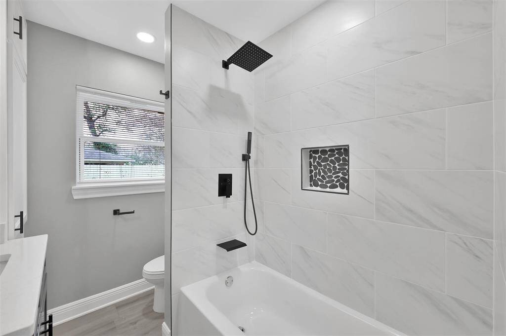 This secondary bathroom will make you feel like you have TWO primary bathrooms due to the quality of finishes.
