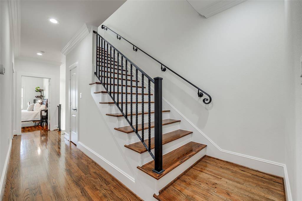Stairs up to 3rd floor game room or 4 bedroom with full bathroom