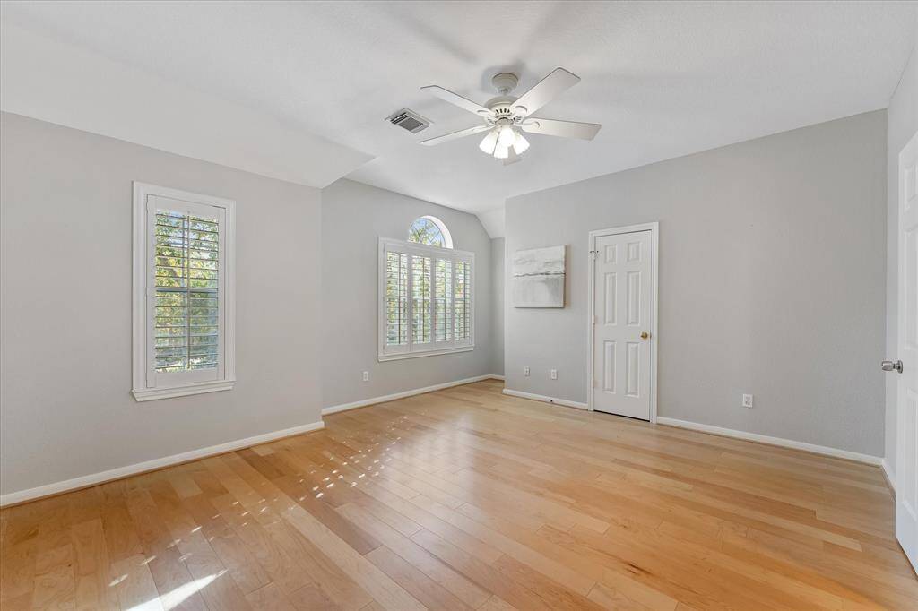 Bedroom #4 with large walk in closet, and plenty of room for an additional seating area.