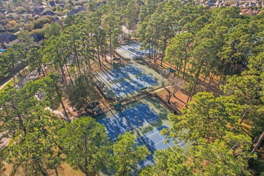 Community tennis courts