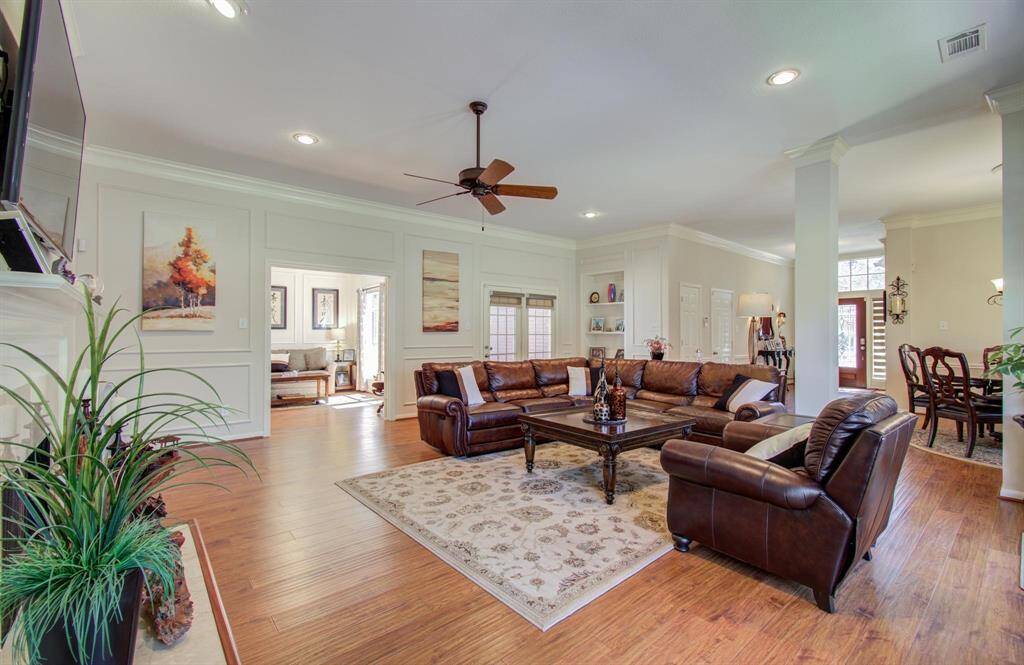 Love this room with all the natural light.