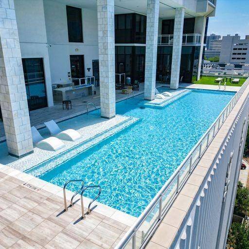 Take a dip in the pool on a hot summer day!