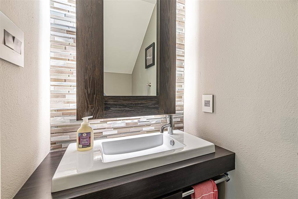 First floor half bath