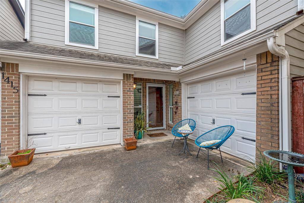 Corner unit with 2 car attached garage