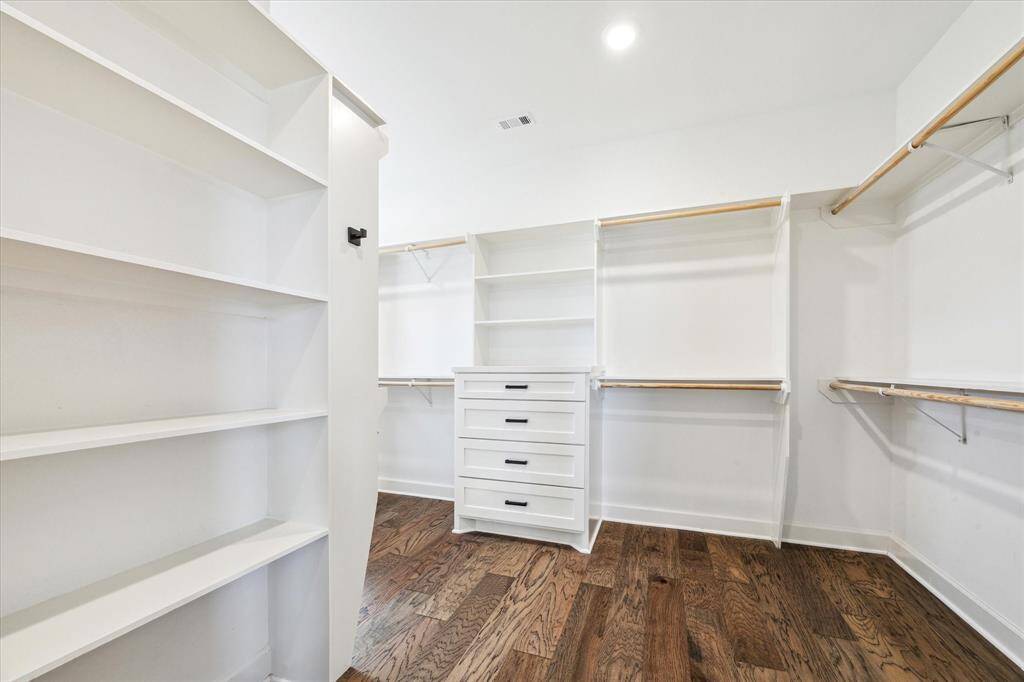 YOU'LL LOVE THE LARGE WALK-IN CLOSET WITH SEVERAL BUILT-INS.