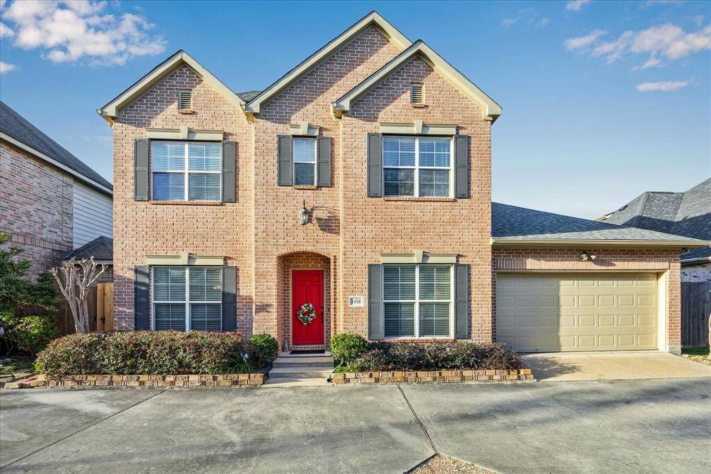 The facade, crafted from soft-hued brick, exudes timeless warmth and curb appeal. Situated among only five neighbors, this enclave fosters a tight-knit feel while ensuring privacy.