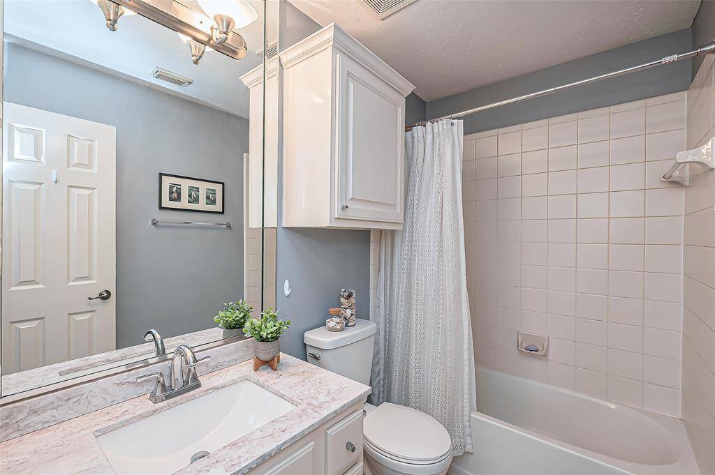 Bathroom #3 is bright and well-maintained, offering a clean, updated look.