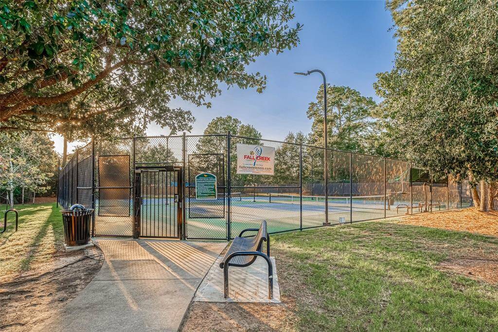 Experience active living with well-maintained tennis and pickleball courts in the vibrant Fall Creek community. The community also offers numerous other activities for residents.