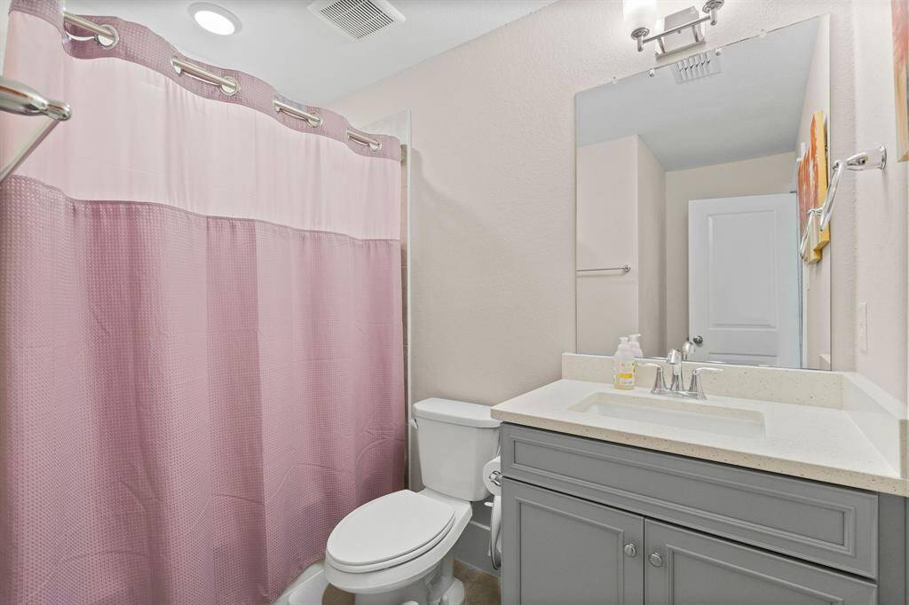secondary bath on 3rd floor
