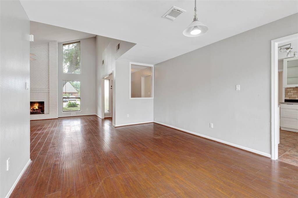 Dining room opens to kitchen and living space