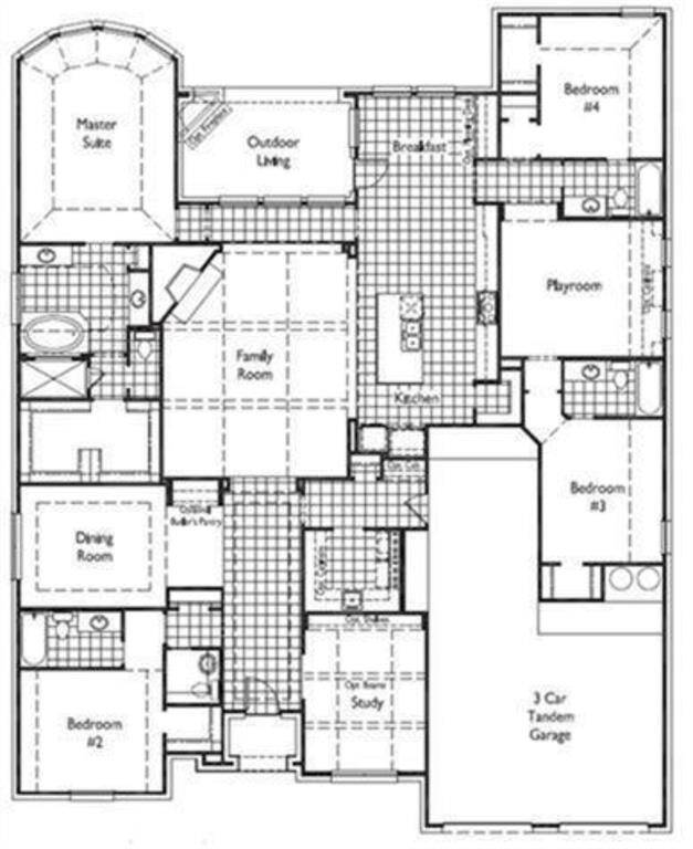 Highland Homes floorplan.