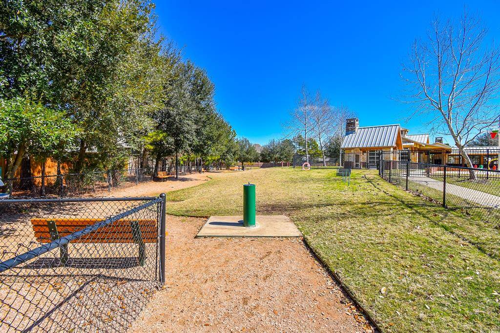 Dog Park is just around the corner.