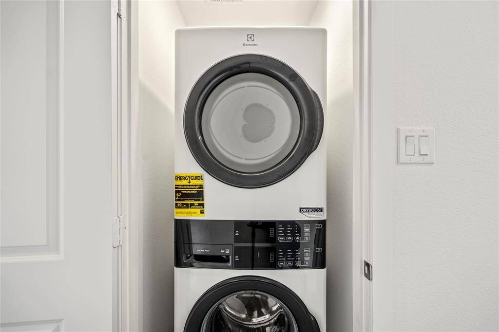 Washer and Dryer included.