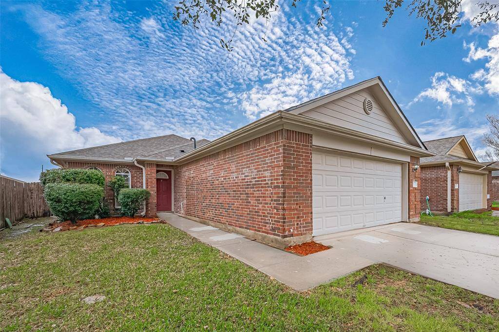 Nestled on a quiet street at the rear of the neighborhood, this home offers privacy with no rear neighbors. A 2-car wide driveway leads to an attached garage. Recent updates include a 2024 roof. Gutters along the perimeter help direct water away. Foundation work completed in 2024 comes with a transferrable warranty. The exterior boasts a durable blend of brick and Hardie Board siding.