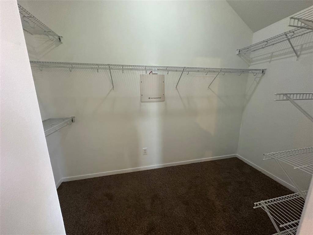 Primary bedroom with walk-in closet!
