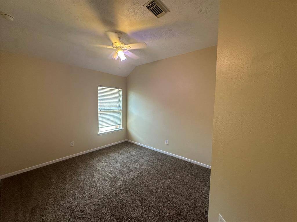 Bedroom to the right of the 2nd living space!