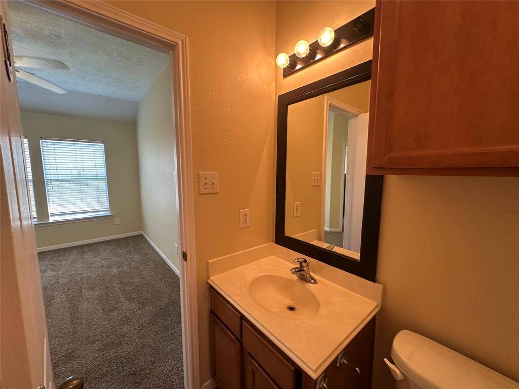 2nd full bathroom looking into 2nd living space!