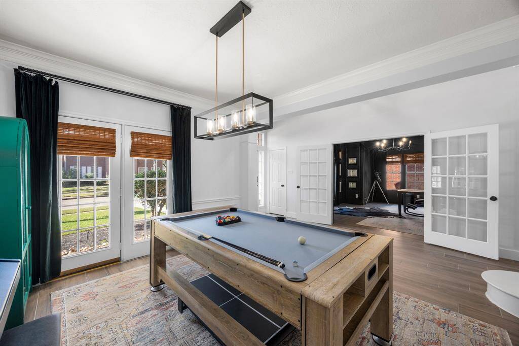 Formal dining room in the front of the home.