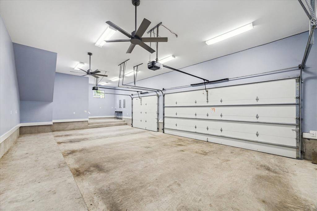 The rare-for-Southampton,  three-car garage measures 41' x 21' with room for your large SUV and a toy.  The garage is AC'd with a recent split unit.  The landing/storage area at the mud room entry offers convenient quick access/storage.  The sellers upgraded the garage doors with recent, quiet, garage door openers, tracks & wheels and ceiling fans.