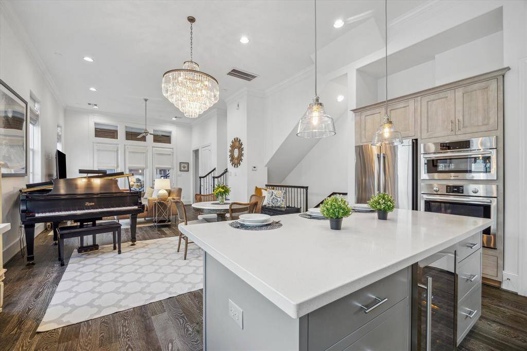 The open floor plan of the second floor is perfect for entertaining and sharing time with family.