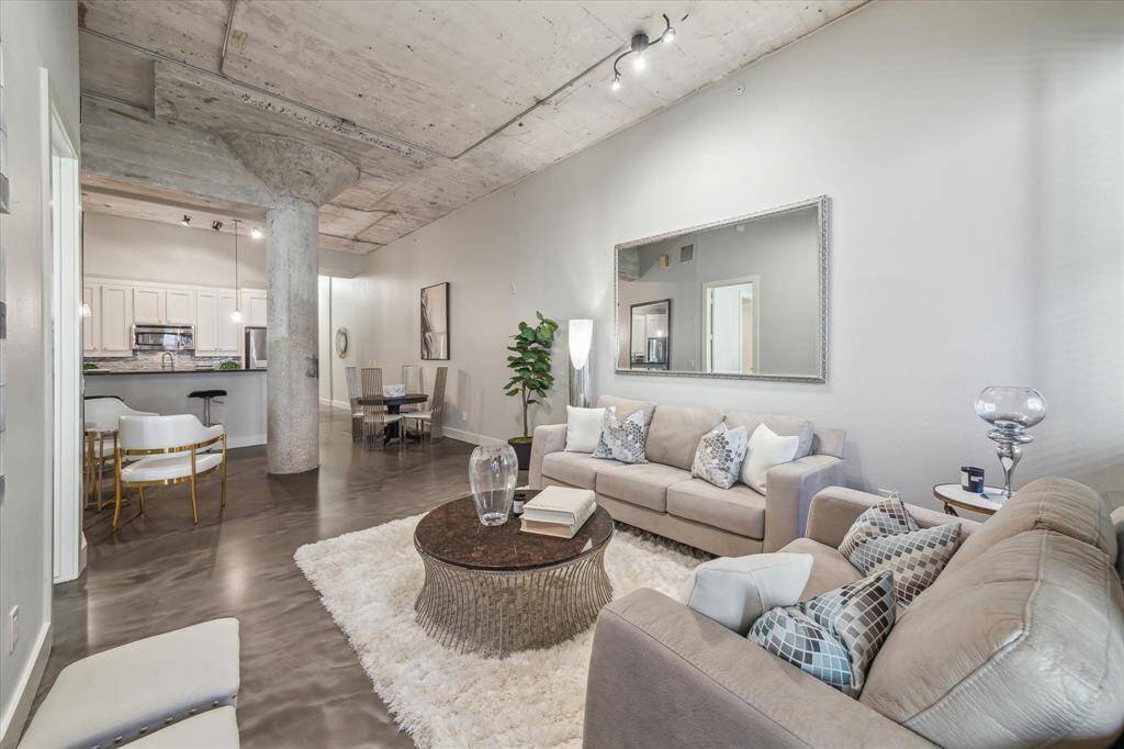 The open concept living area allows for maximum flexibility and flow.