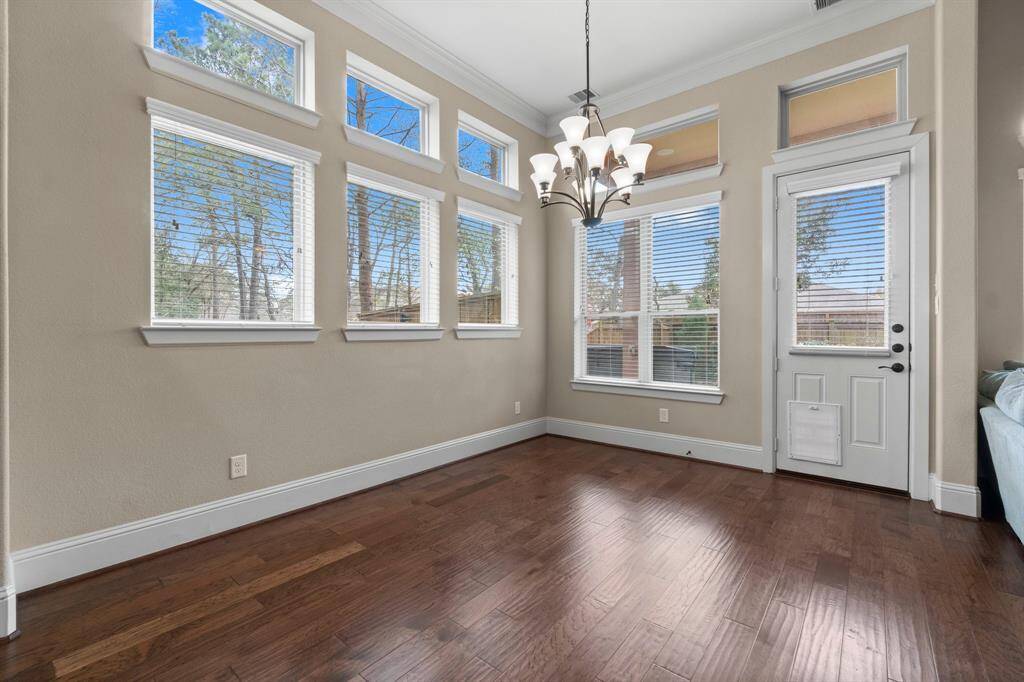 Open dining area