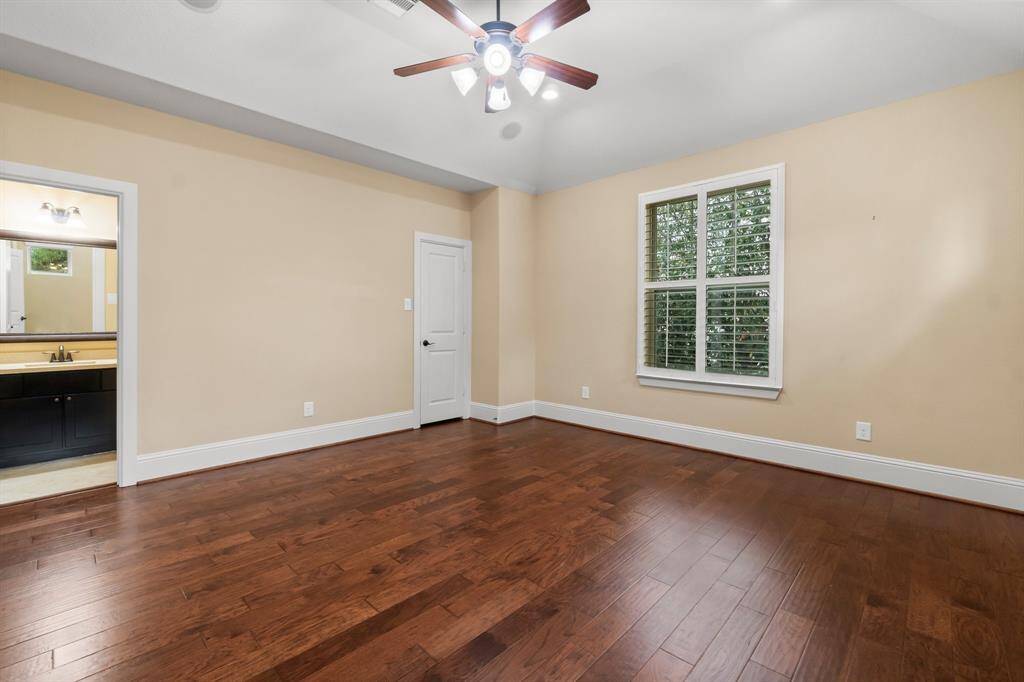 Flex room can easily be converted into a fourth bedroom