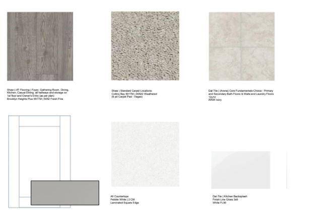 24515 Beebalm Trail design selections! This home is currently under construction and selections are subject to change.