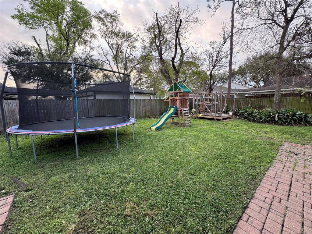 Spacious backyard with plenty of room to play or for a future pool!
