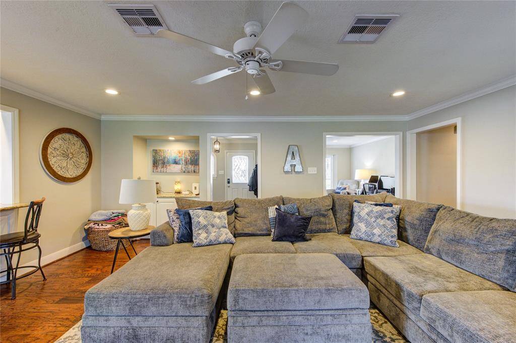 Family room towards the front of the home.