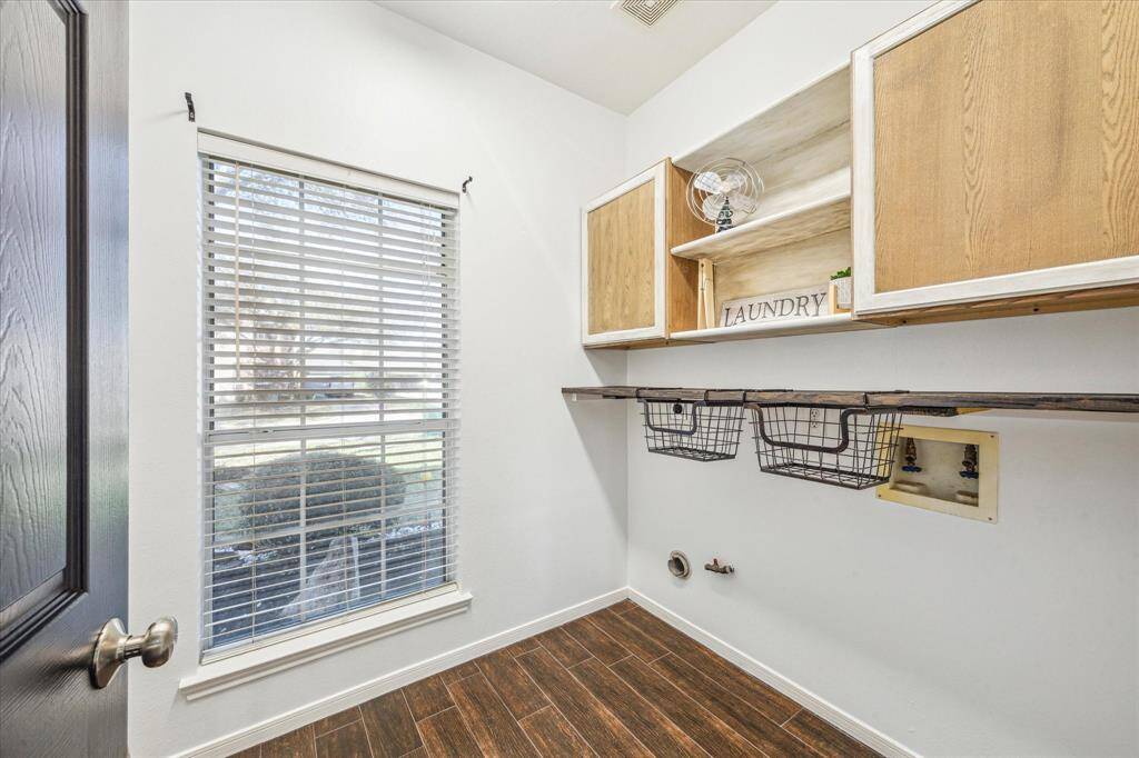 Separate laundry room