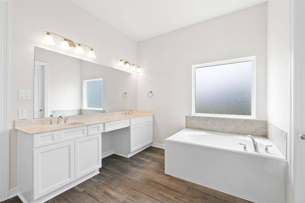 Picture of completed home same floor plan
