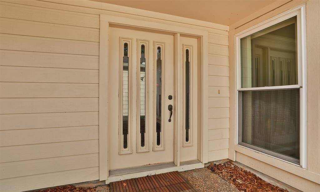 Front entrance of home