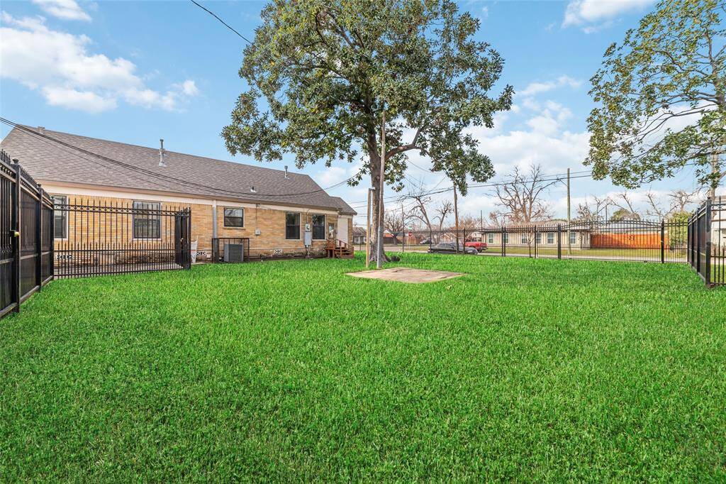 Lot is already secured by all sized material fenced.