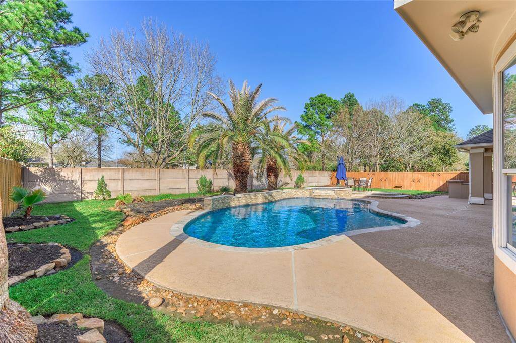 Experience resort-style luxury with this newly renovated backyard pool.