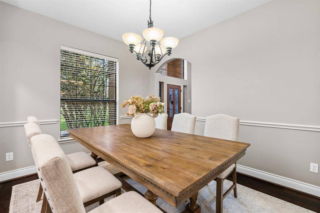 Formal dining room is perfect for entertaining.