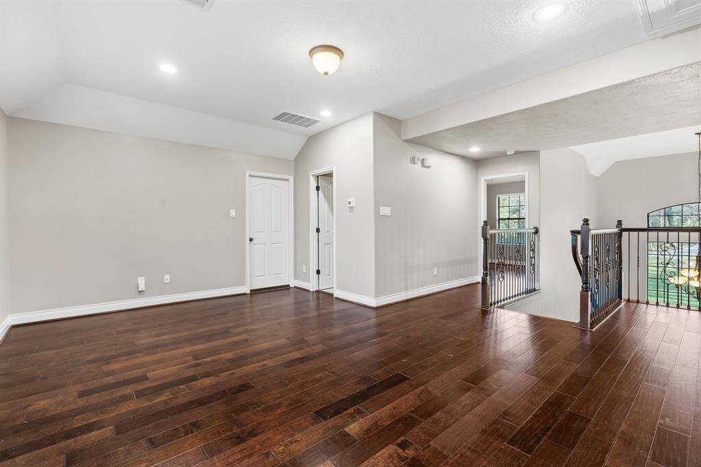 Large game room is upstairs.  A perfect place for a pool table.