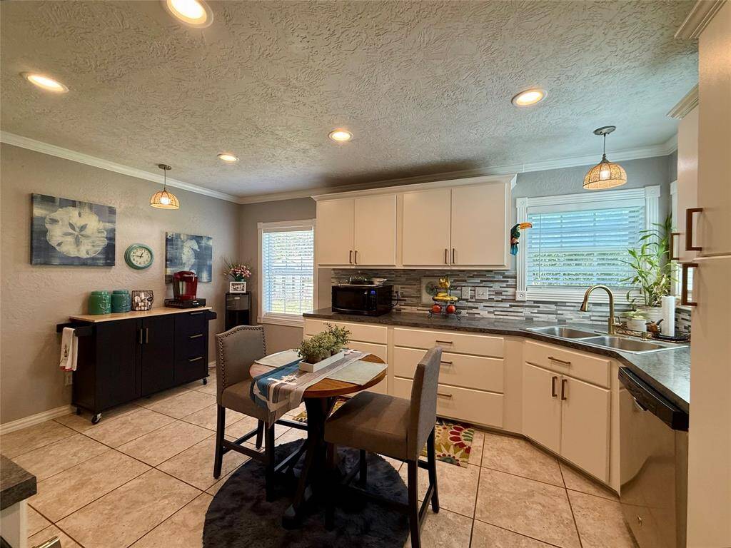 The kitchen for all the entertaining!
