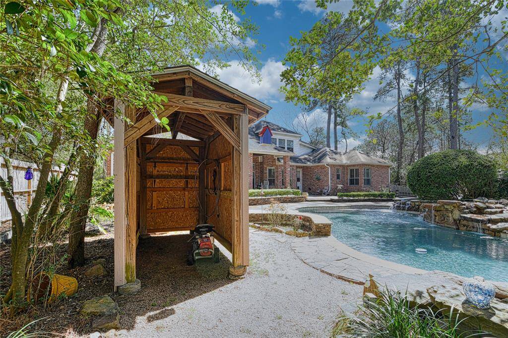 Covered Storage Shed